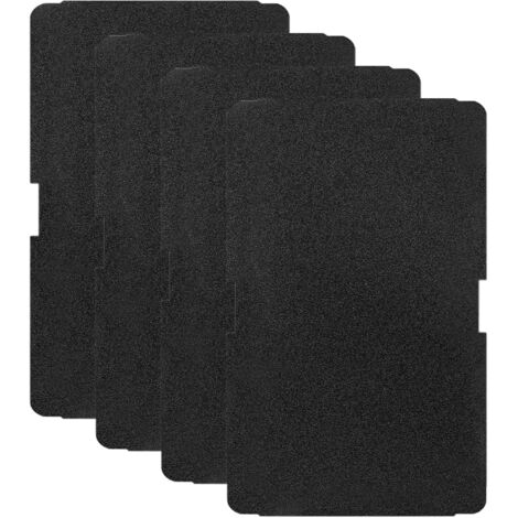 BEBUSINGOTO Lot de 4 Filtre Seche Linge, Filtres à Peluches Éponge de Rechange 240 x 150 x 10mm pour Beko Grundig Blomberg ElektraBregenz 2964840100, Tapis Filtrant pour Sèche-Linge à Pompe Chaleur