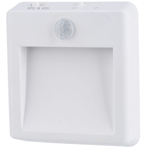 BEBUSINGOTO Luz nocturna LED para niños, regulable, plug and play, con sensor de movimiento y luz, lámpara de noche blanca cálida para dormitorio infantil, cocina, pasillo, escalera y sala de estar.