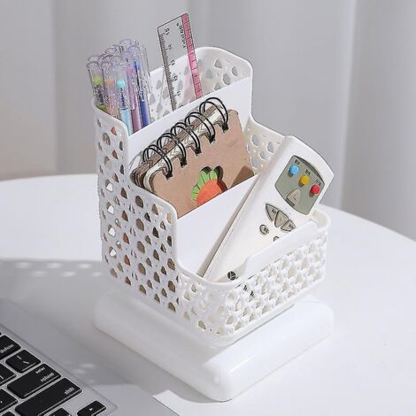 BEBUSINGOTO Make-up-Organizer für Schulschreibwaren, Aufbewahrungsbox für den Schreibtisch, Kosmetikbehälter, Organizer aus Kunststoff, Schul- und Bürobedarf