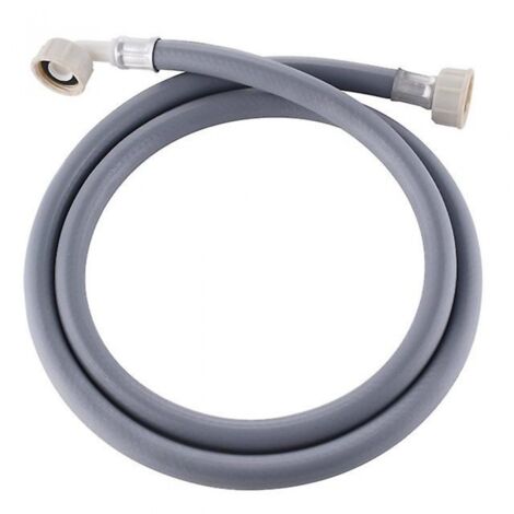 BEBUSINGOTO Manguera de entrada para lavadora, extensión de manguera para lavavajillas, cuña de 3/4 de pulgada, manguera de entrada universal de 1,5 m