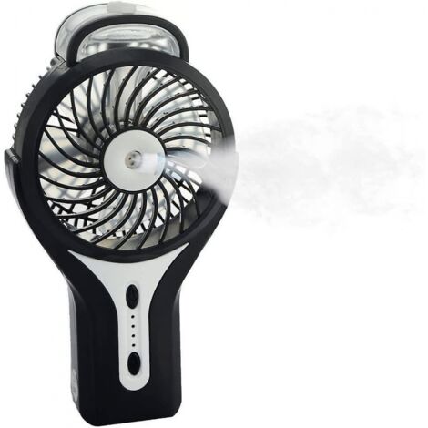 BEBUSINGOTO Mini-Hand-USB-Nebelventilator mit persönlichem Kühlnebel-Luftbefeuchter, wiederaufladbarer tragbarer Mini-Nebel-Kühlventilator