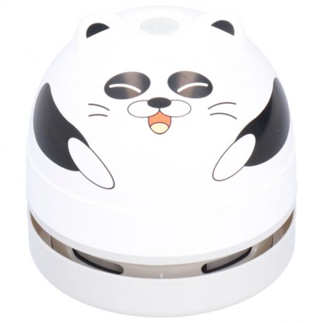 BEBUSINGOTO Mini-Tischstaubsauger mit USB-Ladefunktion und süßem Tiermuster für Kinder
