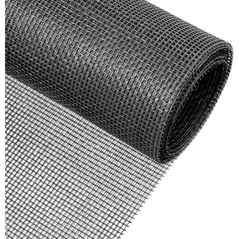 BEBUSINGOTO Mosquitera enrollable de 120 x 250 cm, tela por metros para ventanas, ajustable y duradera, de fibra de vidrio, antiarañazos, color gris, ideal para puertas de cocina y patio.