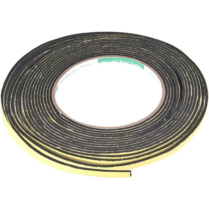 Image of Nastro sigillante in schiuma, larghezza 10 mm, spessore 2 mm, lunghezza 10 m/32,8 piedi, striscia sigillante autoadesiva per l'isolamento di porte e