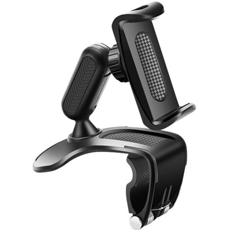 BEBUSINGOTO (Negro) Soporte multifuncional para teléfono celular para tablero GPS de automóvil y teléfonos inteligentes de 4 a 7 pulgadas