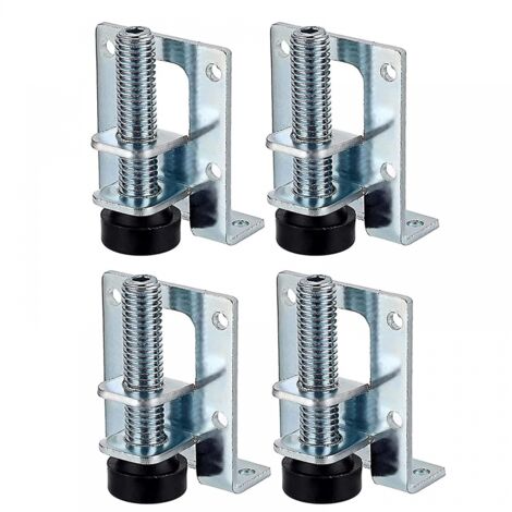 BEBUSINGOTO Niveladores de muebles ajustables de 4 piezas, pies niveladores de alta resistencia, pies niveladores de muebles, patas ajustables para muebles, patas para muebles