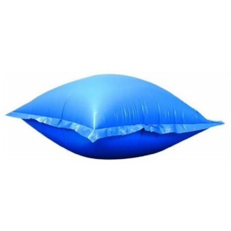 BEBUSINGOTO Oreiller d'air d'hiver pour piscine hors sol, housse de flottabilité de qualité supérieure pour fermeture hivernale de piscine hors sol, robuste, épais et durable, bleu 120 x 120 cm