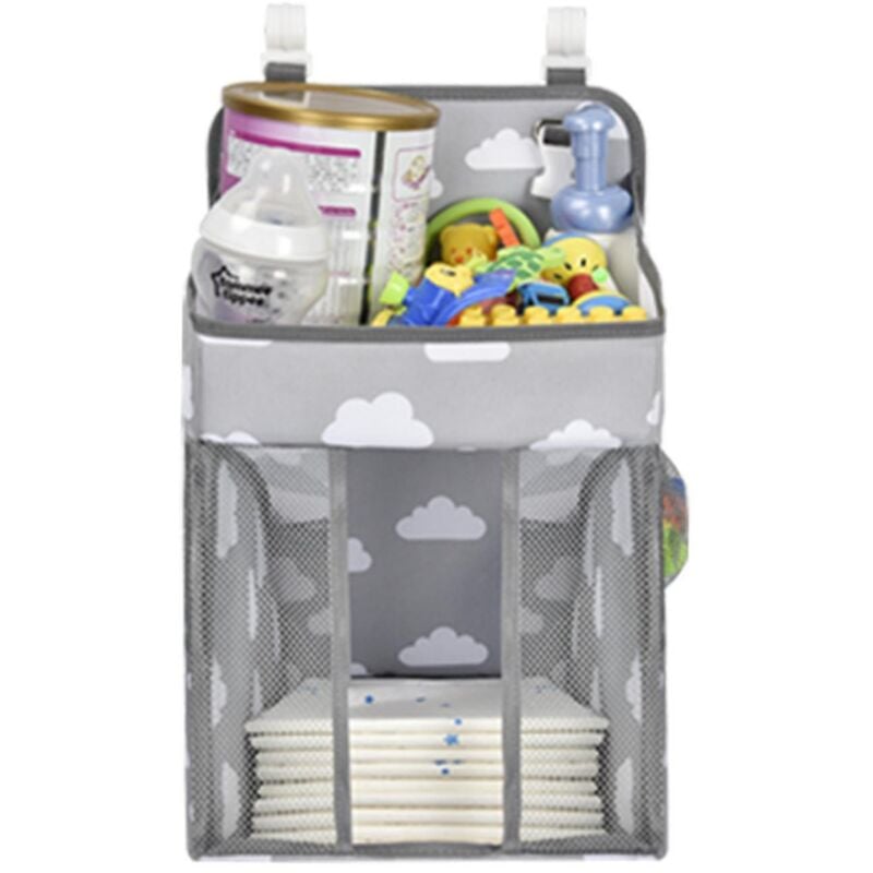 Image of Organizer per pannolini da appendere, organizer per pannolini per bambini, da appendere alla culla, all'auto, al fasciatoio o alla parete,