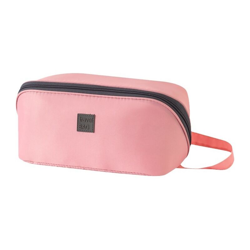 Image of Organizzatore per biancheria intima da viaggio salvaspazio, portatile, grande capacità, per reggiseno, per imballaggio, rosa - Bebusingoto