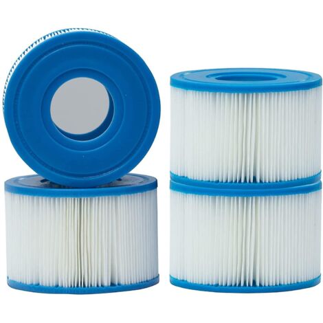 BEBUSINGOTO Paquete de 4 cartuchos Intex Tipo S1 para filtro de jacuzzi, cartuchos de repuesto para Intex S1, Tipo
