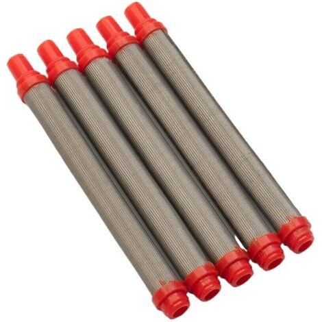BEBUSINGOTO Paquete de 5 filtros de pintura sin aire de acero inoxidable de malla 200 para pistola de pintura sin aire Wagner