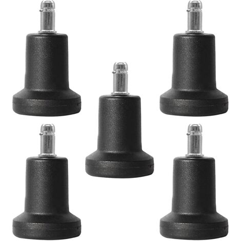 BEBUSINGOTO Paquete de 5 ruedas de repuesto para silla de oficina, ruedas giratorias, patas fijas, deslizadores de suelo, ruedas para silla de oficina, tope de rueda para silla de oficina en casa.