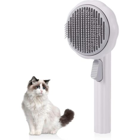BEBUSINGOTO Peine para mascotas, peine para gatos, cepillo para mascotas