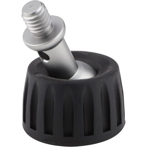 BEBUSINGOTO Pieds en caoutchouc pour trépied avec vis 3/8", grands pieds de trépied filetés antidérapants universels (3 pièces) adaptés aux trépieds à trou de vis 3/8", noir