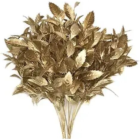 BEBUSINGOTO Plantas artificiales para decoración navideña, césped de plástico, arbustos falsos, hojas de imitación para interior y exterior, jardín, maceta, relleno, fiesta, hotel, terraza, boda, deco