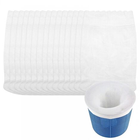 BEBUSINGOTO Pool-Skimmer-Socken, Pool-Filter-Schutznetz, 15er-Pack
