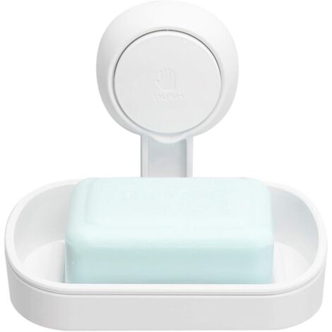 BEBUSINGOTO Porte-savon de douche, aucun perçage requis, rotation à 360 °, charge de 5 kg, support étanche pour mur de douche en carrelage de salle de bain