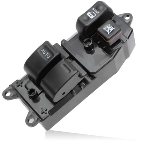BEBUSINGOTO Pulsante interruttore finestra per Toyota Yaris Pulsante regolatore finestra con connettore a 8 PIN Lato guida sinistro per Hilux Hiace Land Cruiser 84820-10100