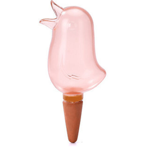 BEBUSINGOTO Regadera de plástico rosa para plantas (16,6 x 7 cm)