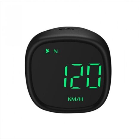 BEBUSINGOTO Reloj velocímetro GPS HUD universal M30 con brújula electrónica para coche, luz verde, recordatorio de fatiga al conducir para motocicletas.