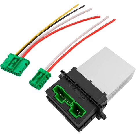 BEBUSINGOTO Resistencia de calefacción Scenic 2+ Cable C2 C3 C5 207 406 607 1007 Mégane Modus Twingo Aire acondicionado automático Ventilación 6441.L2 6441L2