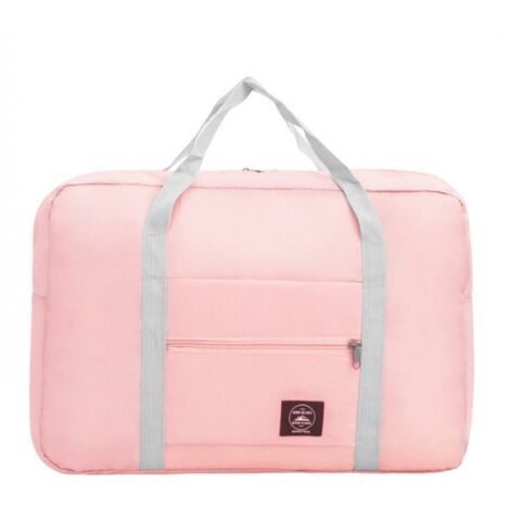 BEBUSINGOTO Sac de sport pliable pour voyage, sac de sport, sac de sport avec housse pour chariot (rose)