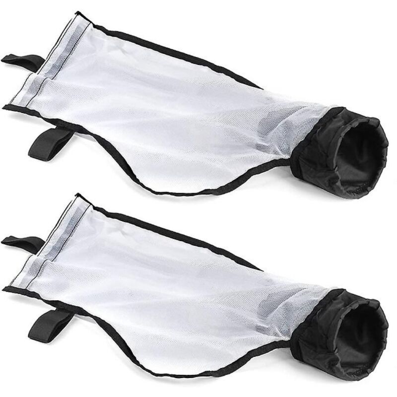 BEBUSINGOTO Sac en filet en Nylon Compatible avec le nettoyeur de piscine Polaris 360 380, sac filtrant polyvalent de remplacement (2 pièces)