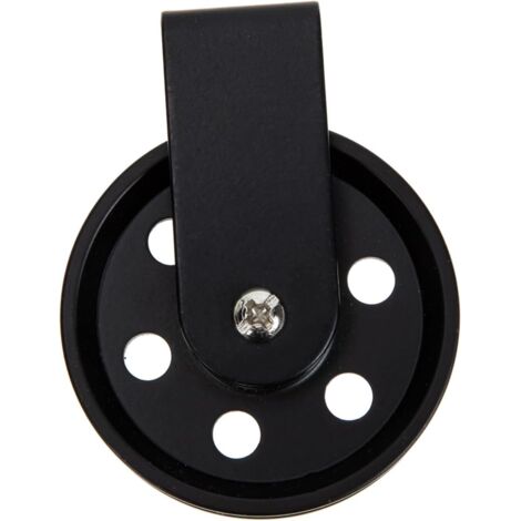 BEBUSINGOTO Schwarze Retro-Rolle für Hängelampen, Vintage-DIY-Accessoire für die Heimdekoration, einfach zu montieren, robuste Rolle für Bastelprojekte