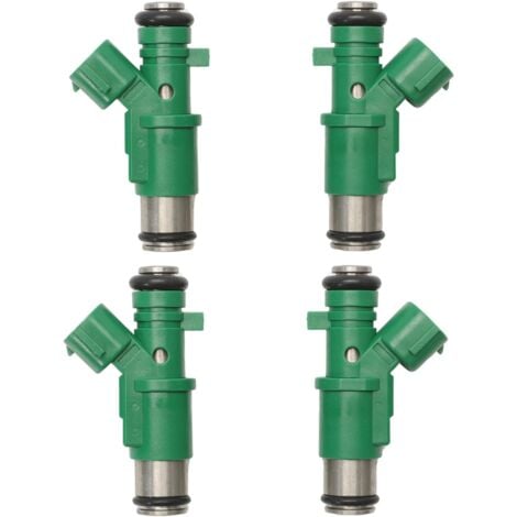 BEBUSINGOTO Set di 4 iniettori di carburante per Peugeot 1007 206 207 per Citroen C2 C3 Nemo 01F023, 1984G0, 9655833580, 81.217, 75117167, H75117167, 3488 002