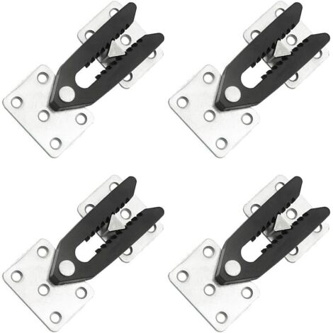 BEBUSINGOTO Set mit 4 Stahl-Verbindungsstücken für Ecksofas