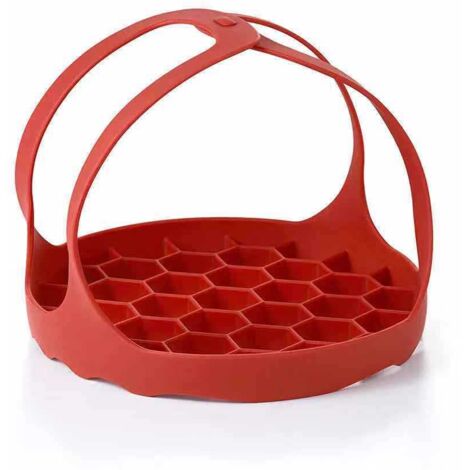 BEBUSINGOTO Silikon-Schlinge für Backformen, Schnellkochtopf-Schlinge, Silikon-Backformheber, Silikon-Schlingenheber für Schnellkochtöpfe, Backform-Schlinge, Silikon-Dampfkorb, Schnellkochtopf-Schlin