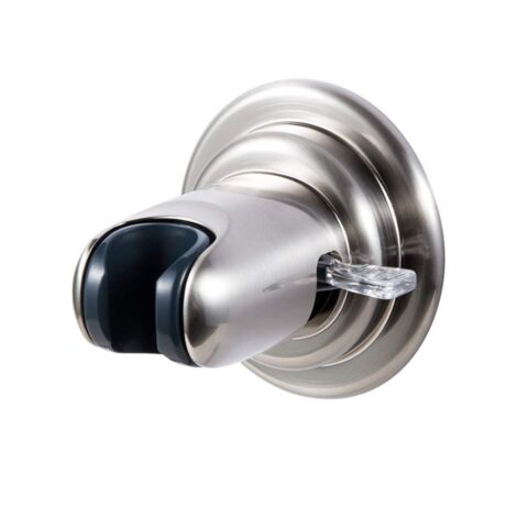 BEBUSINGOTO Soporte de ducha con ventosa potente reemplazable, soporte para cabezal de ducha con ventosa universal ajustable.
