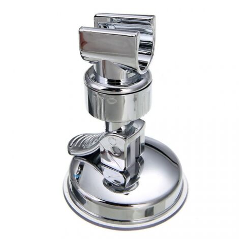 BEBUSINGOTO Soporte para cabezal de ducha con ventosa, montaje universal ajustable en pared, sin necesidad de taladrar.