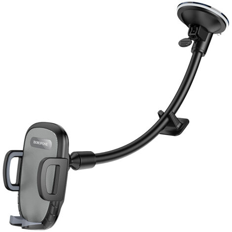 BEBUSINGOTO Soporte para teléfono de coche con ventosa, soporte portátil para parabrisas con rotación de 360° para smartphones y dispositivos GPS.
