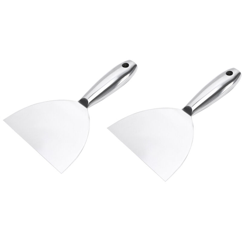 Image of BEBUSINGOTO stücke Edelstahl Spachtel Küche Haube Boden Glas Reinigung Messer
