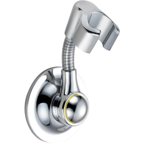 BEBUSINGOTO Support de pommeau de douche ventouse support à main hauteur réglable support de pommeau de douche, support de ventouse mural amovible multidirectionnel,1 pac
