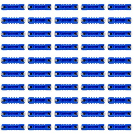 BEBUSINGOTO Surtido de 50 fusibles para coche de 25 A, fusibles torpedo, fusibles Continental para coches clásicos de estilo antiguo.