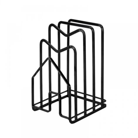 BEBUSINGOTO Tabla de cortar de cocina, estante para guardar cubiertos, soporte para tapas de ollas, caja para utensilios de cocina