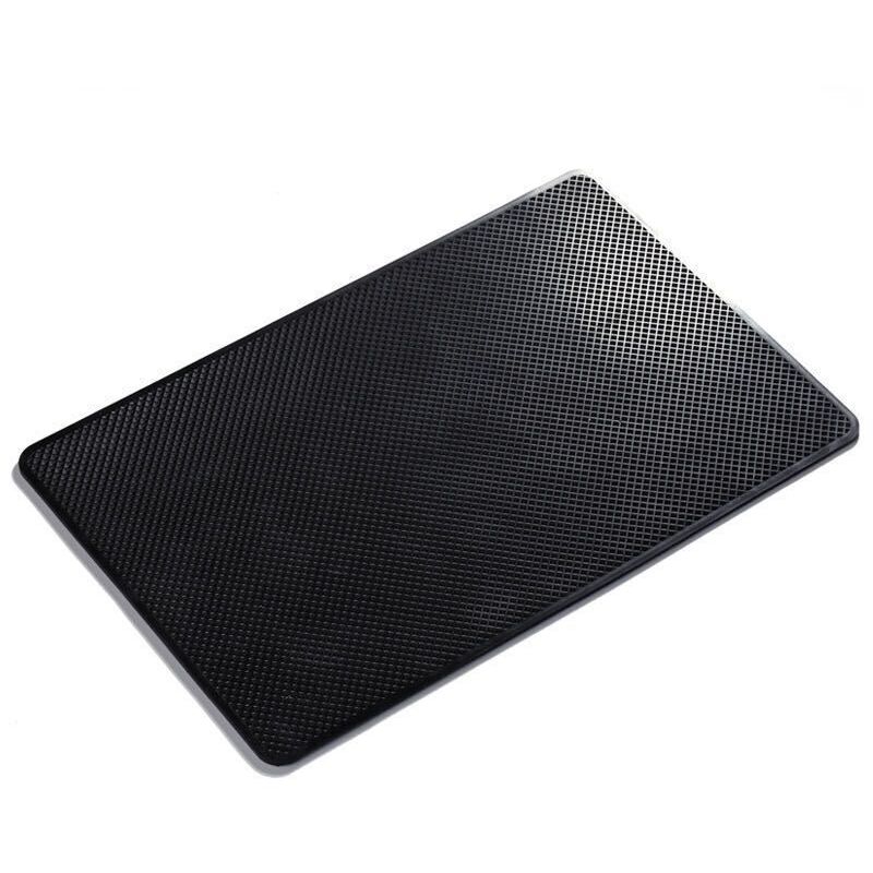BEBUSINGOTO Tapis Antidérapant Voiture Tableau de Bord,27x 15cm,Auto-Adhésif Tapis Intérieur de Voiture en Gel de Silicone Lavable Réutilisable pour