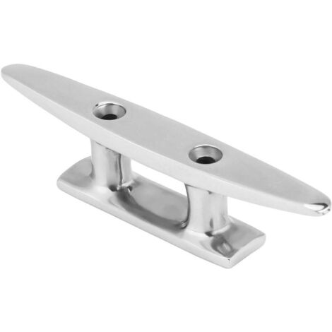 BEBUSINGOTO Taquet de bateau, taquet de corde de plate-forme de quai d'amarrage de bateau d'acier inoxydable de 4 pouces pour le yacht marin