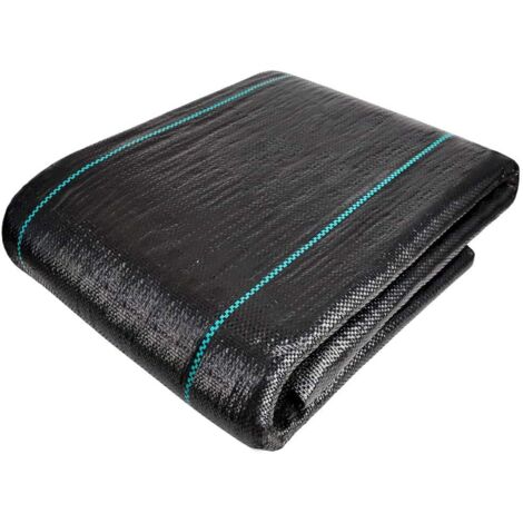 BEBUSINGOTO Tela de acolchado contra malas hierbas 10Mx2M Anti-UV 100g/m2