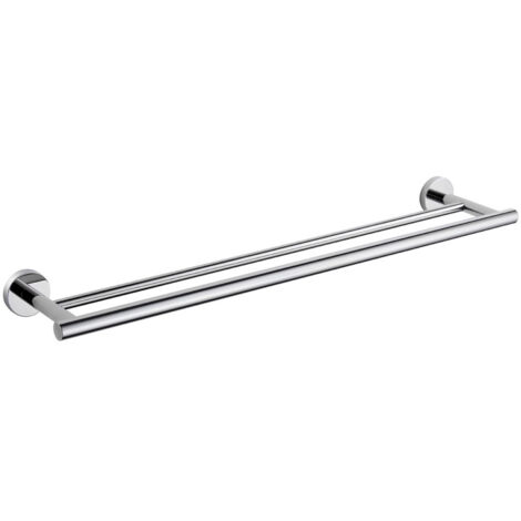BEBUSINGOTO Toallero de doble poste de acero inoxidable 304