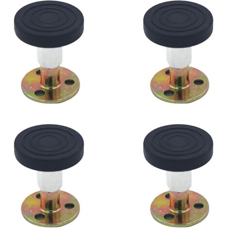 BEBUSINGOTO topes para cabecero con marco roscado ajustable, herramienta antivibración para cama, armario, sofá (47-67 mm)