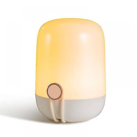 BEBUSINGOTO Tragbares Nachtlicht zum Stillen – LED-Stilllampe – Einstellbare Helligkeit mit 7 Farben.