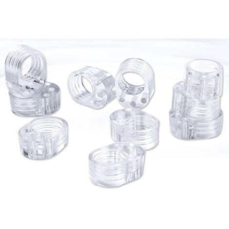 BEBUSINGOTO Türgriffschoner 10er Set, Türgriffstopper, Türklinkenstopper, Stoßfänger für Tür- und Fenstergriffe transparent