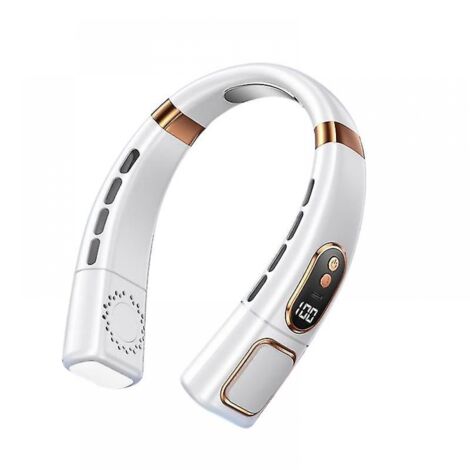 BEBUSINGOTO Ventilador de cuello colgante, enfriador de aire, aire acondicionado eléctrico pequeño