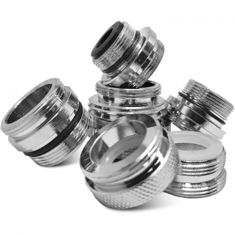 BEBUSINGOTO Wasserhahn-Adapter-Set zur Wandmontage mit Schlauchaufroller – Spülbecken-Umstelladapter – Schlauchadapter