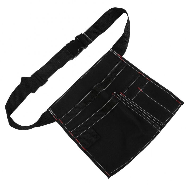 Image of BEBUSINGOTO Werkzeugtasche aus Segeltuch mit Schnalle für Schreiner, Elektriker, Heimwerker