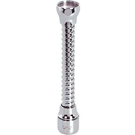 Bec allonge avec jet doux fil fem M22X1 metal chrome