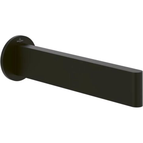 Bec de baignoire droit VILLEROY ET BOCH Dawn montage mural Matt Black